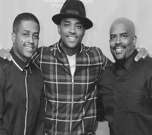 Picture of Larron Tate With his Brothers Lahmard and Larenz posing for a photoshoot